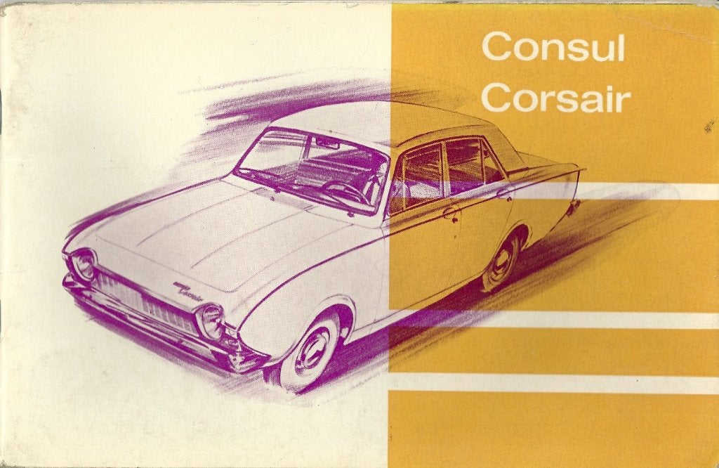 Ford instructieboekje klassieker Consul /Corsair 1963, Ophalen of Verzenden