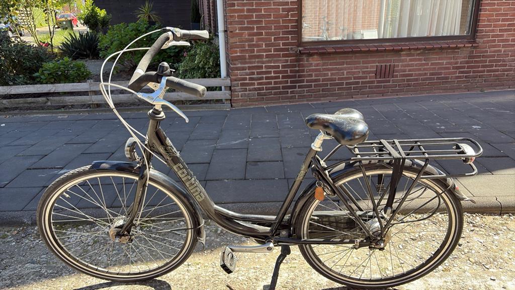 CORTINA DAMES FIETS 28 INCH. 7 VERSNELLINGEN, Fietsen en Brommers, Fietsen | Dames | Damesfietsen, Gebruikt, Versnellingen, Schijfrem