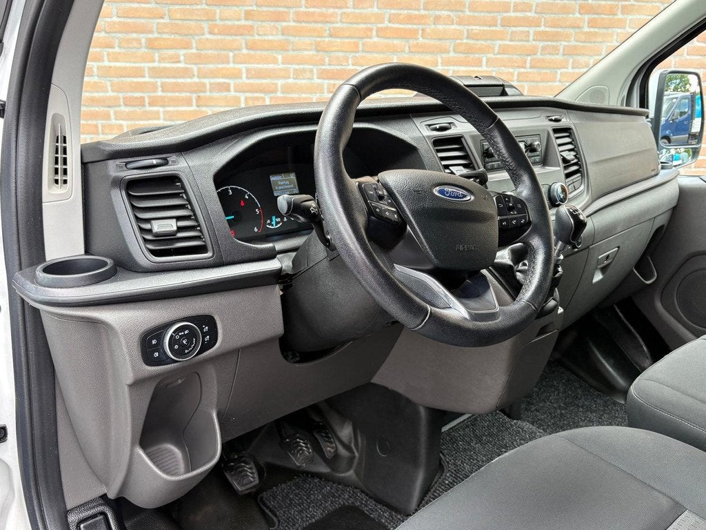 Ford Transit Custom 2.0TDCI 130PK Sortimo inrichting / Cruis, Voorwielaandrijving, Stof, 4 cilinders, Met garantie (alle)