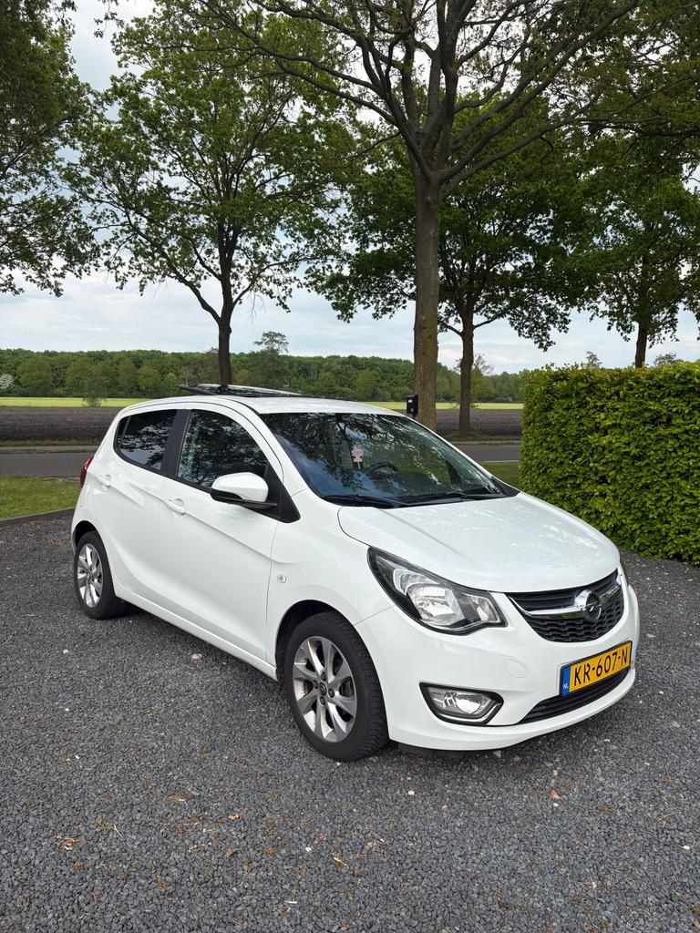 Opel Karl 1.0 Ecoflex 55KW 2016 Wit, Voorwielaandrijving, 839 kg, 74 pk, Zwart