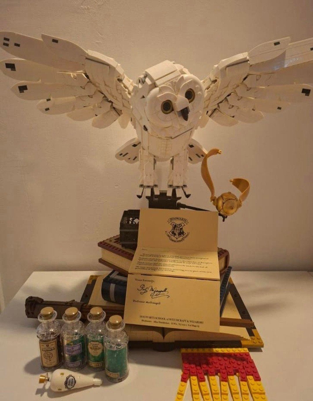 LEGO Harry Potter Hedwig met Zweinstein Brief (76391), Lego, Compleet, Harry Potter, Ophalen of Verzenden