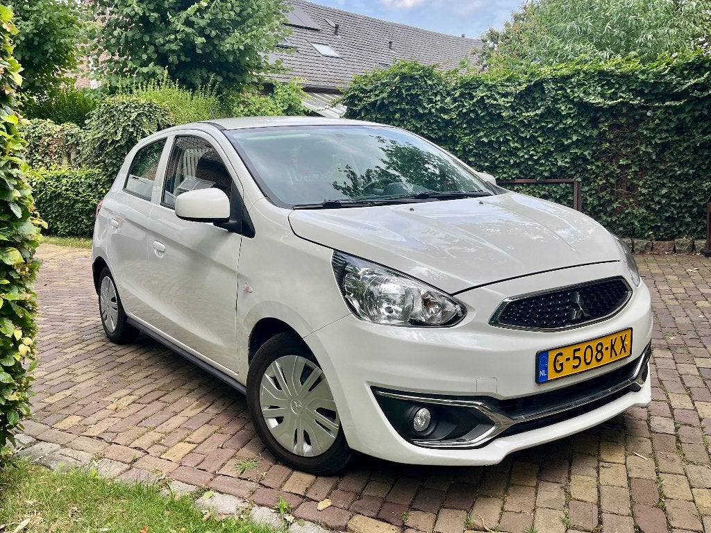 Mitsubishi Space Star 1.0 Mivec Cool+ (2019), Auto's, Voorwielaandrijving, Stof, Euro 6, Wit