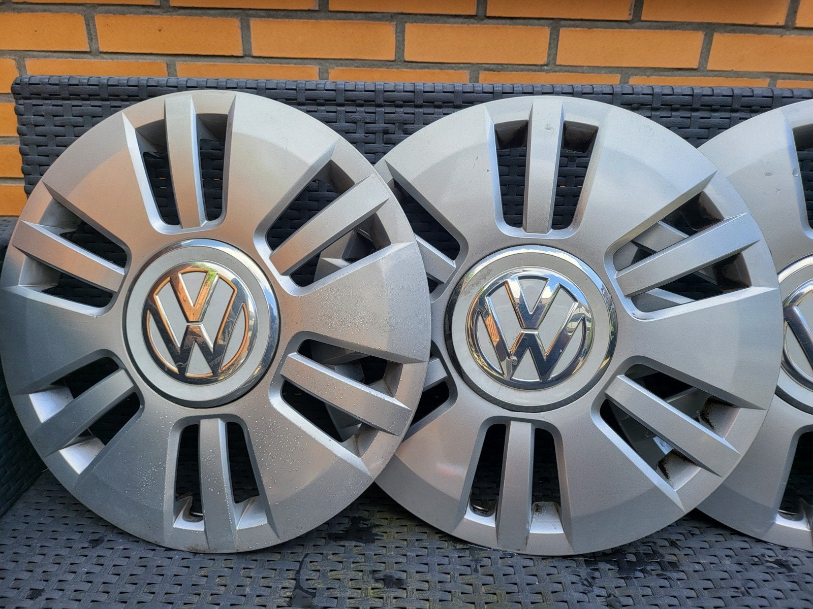 Set van 4 originele VW UP wieldoppen 14 inch, Ophalen