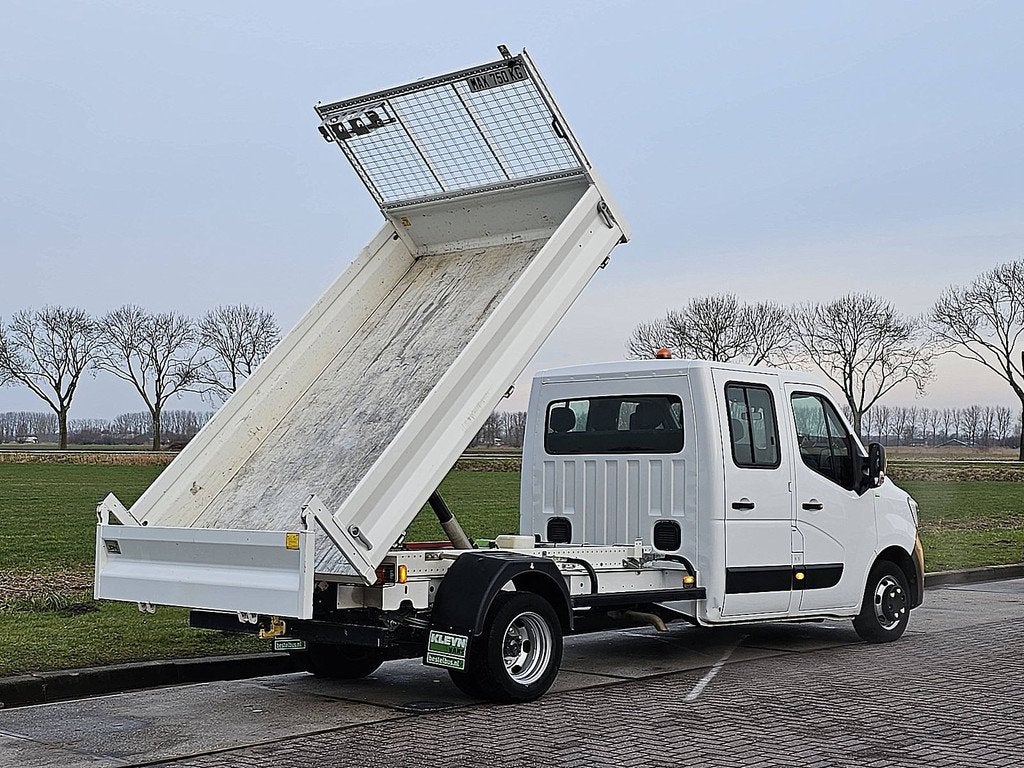 RENAULT MASTER 2.3 dub.cab kipper euro6, Auto's, Bestelauto's, 13 km/l, Gebruikt, Euro 6, Renault