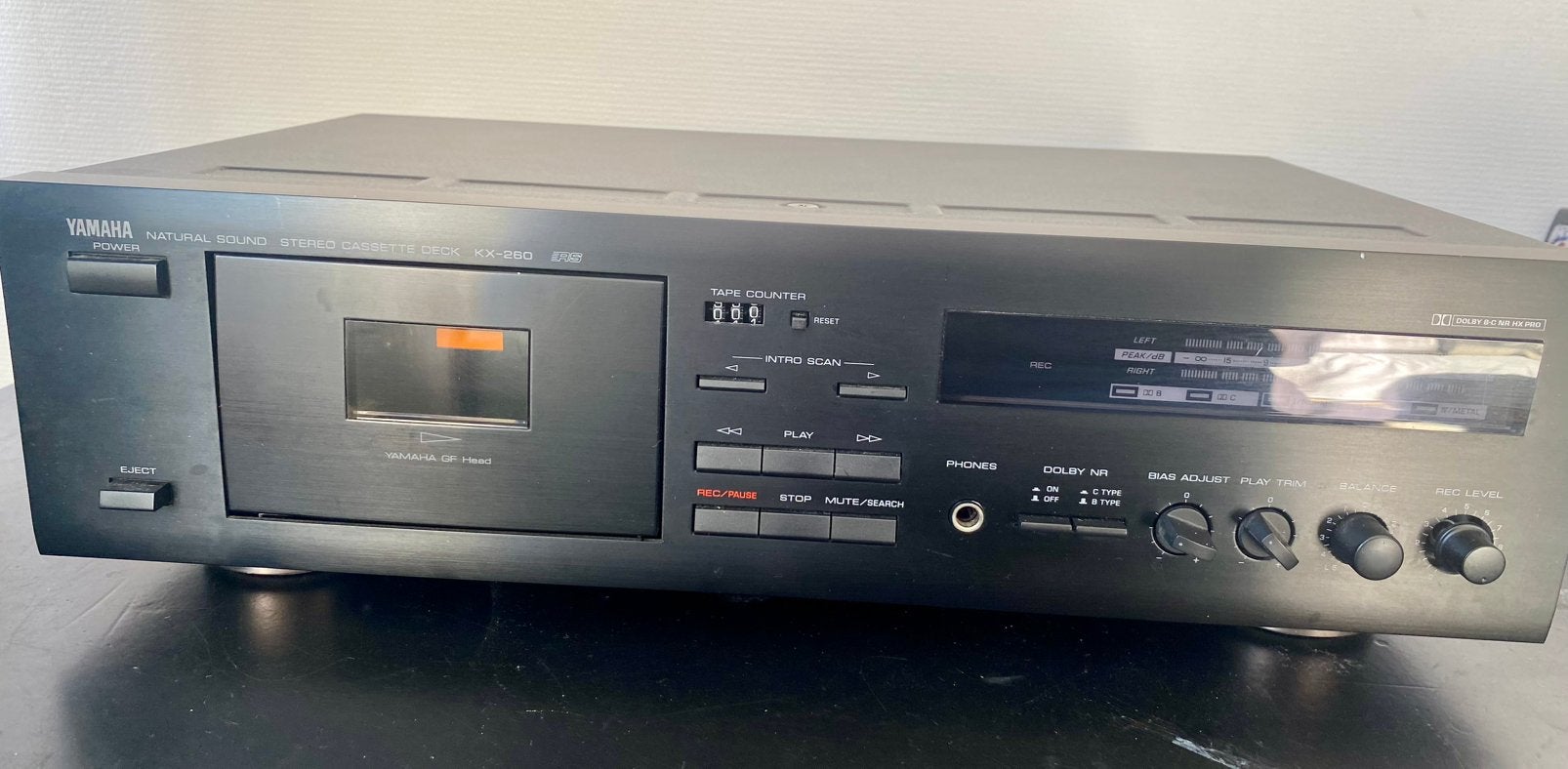 YAMAHA CASSETTE DECK  KX-260., Audio, Tv en Foto, Ophalen of Verzenden, Enkel, Overige merken, Tiptoetsen
