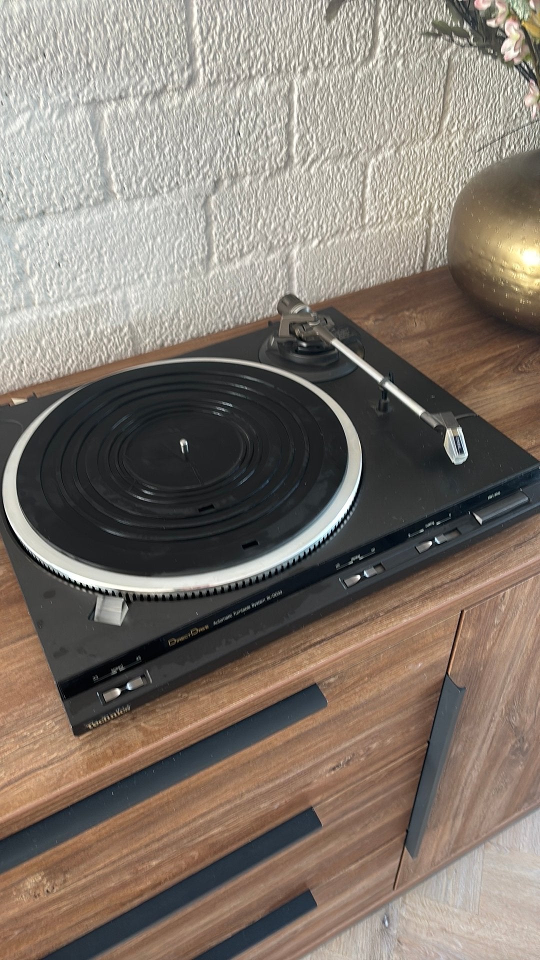 Draaitafel technics sl dd33 met losse eindversterker, Ophalen, Gebruikt, Platenspeler, Technics