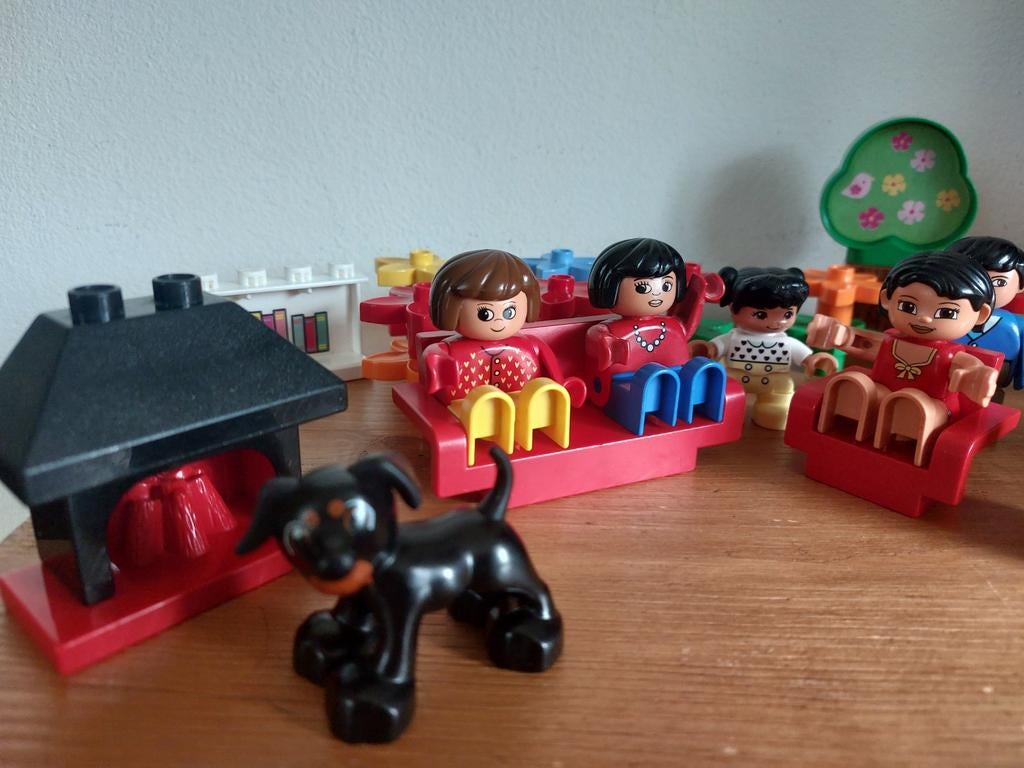 Duplo huiskamer/circus/Bob de bouwer, Ophalen of Verzenden, Zo goed als nieuw, Complete set, Duplo