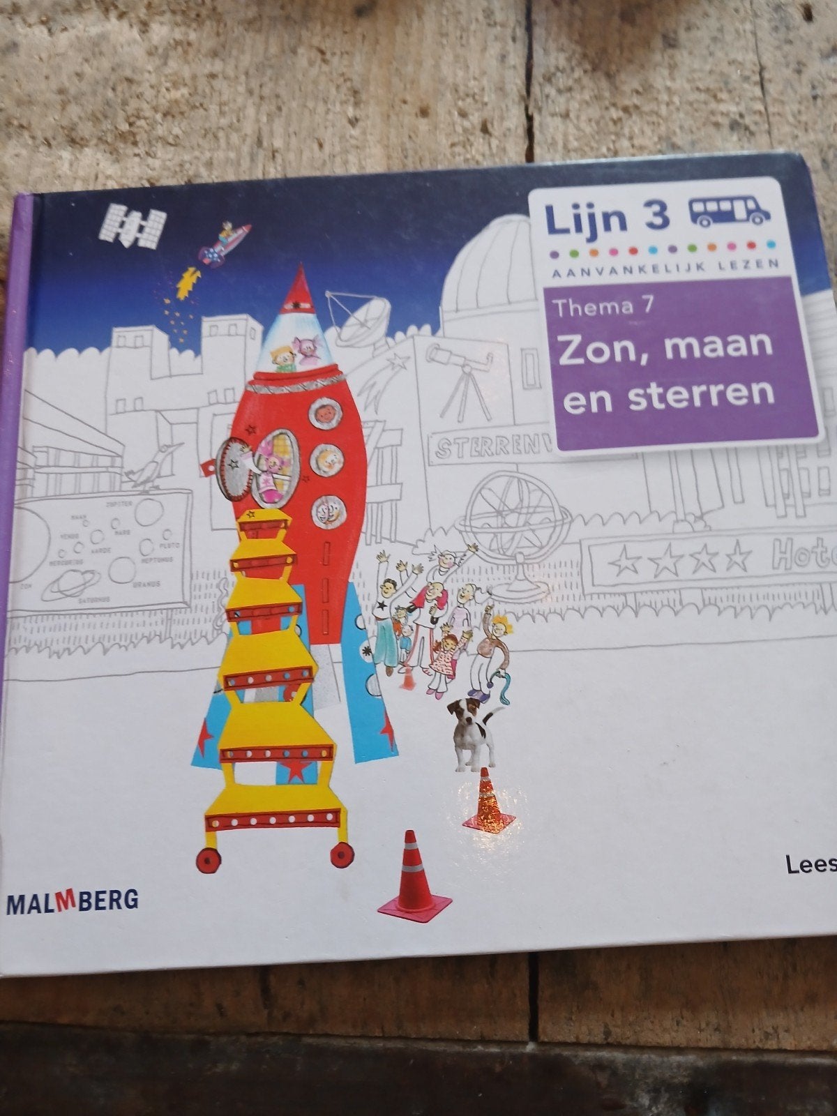 Lijn 3 Aanvankelijk Lezen - Thema 7: Zon, maan en sterren, Ophalen of Verzenden, Zo goed als nieuw, Niet van toepassing, Malmberg
