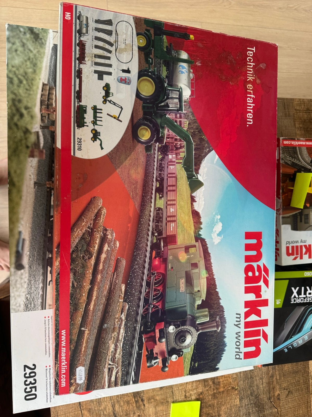 Märklin My World 29350Treinset met Tractor en Houtlading, Wisselstroom, Treinset, Nieuw, Ophalen of Verzenden