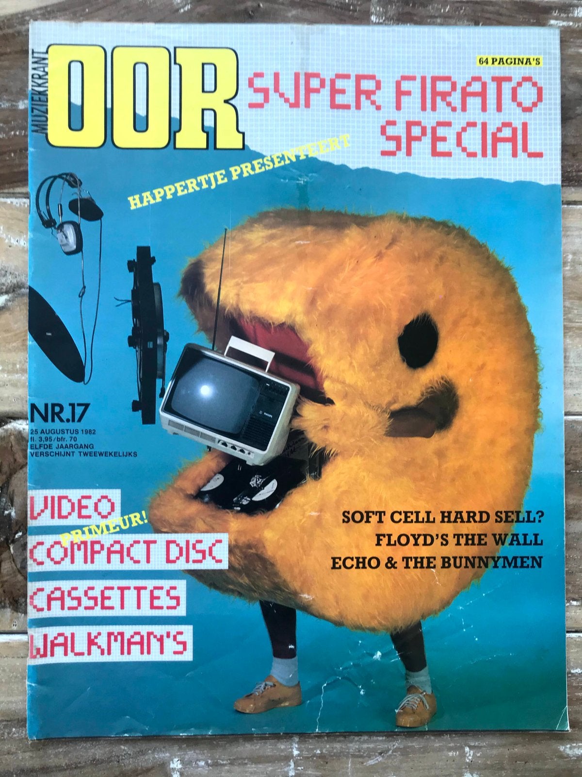 Muziekkrant OOR 1982 TANK Echo & The Bunnymen GBH Soft Cell, Ophalen of Verzenden, Zo goed als nieuw, Muziek, Film of Tv