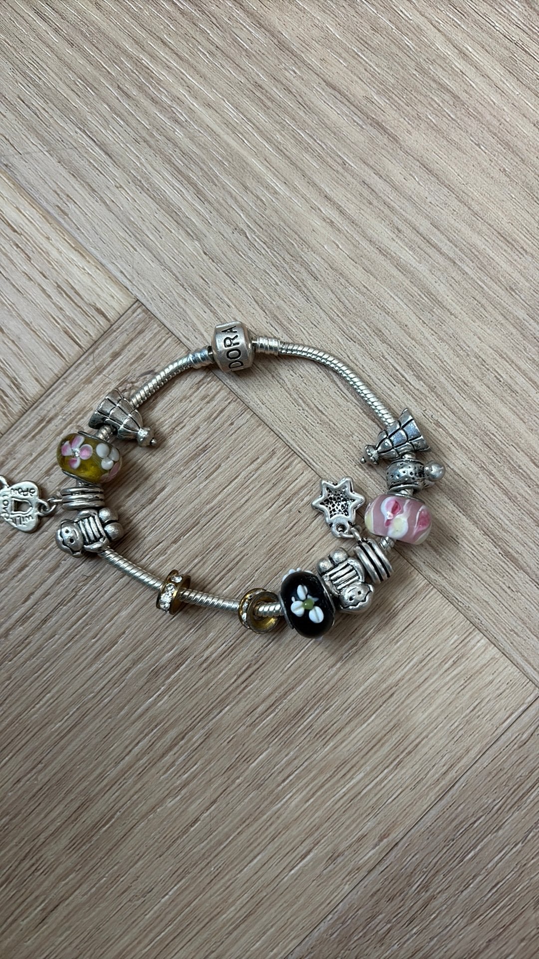 Pandora armband, Sieraden, Tassen en Uiterlijk, Armbanden, Ophalen of Verzenden, Gebruikt, Zilver