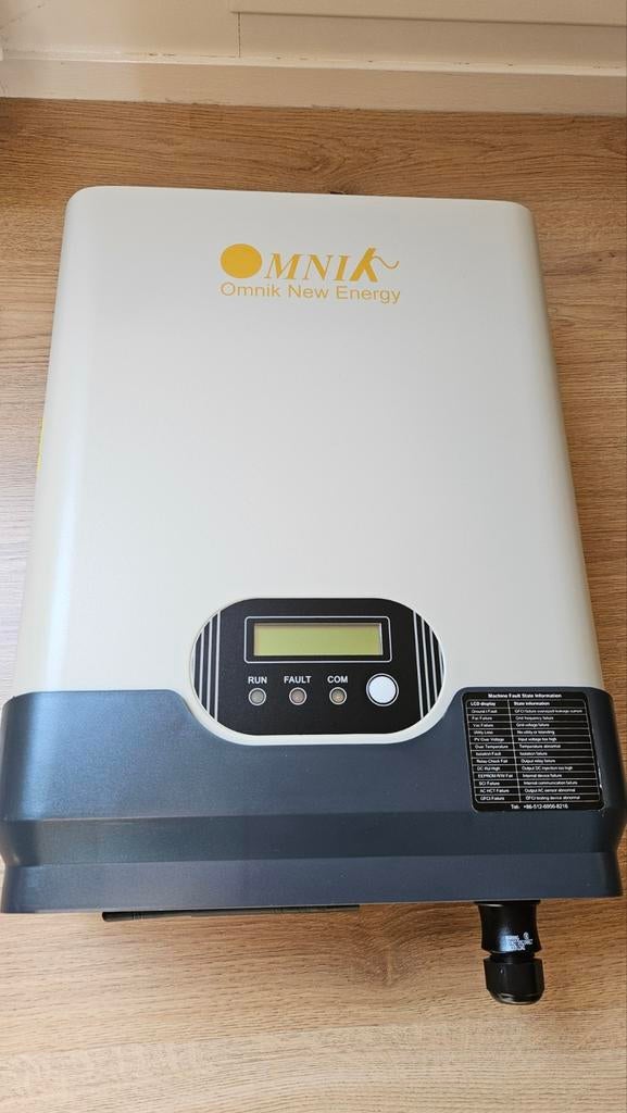Omnik omvormer, Gereviseerd, 2kw + wifi, Ophalen of Verzenden