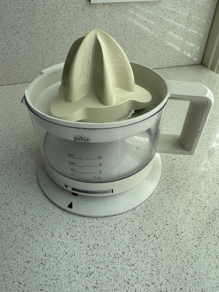 Braun citrus pers, Huis en Inrichting, Kunststof, Ophalen of Verzenden, Wit, Overige typen