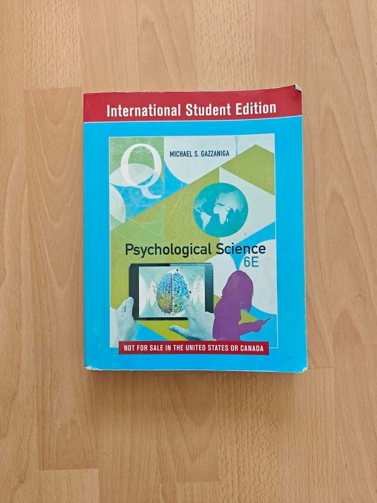 Psychological Science 6E - Toegepaste Psychologie, Ophalen of Verzenden, Gelezen, Overige onderwerpen, Michael S. Gazzaniga