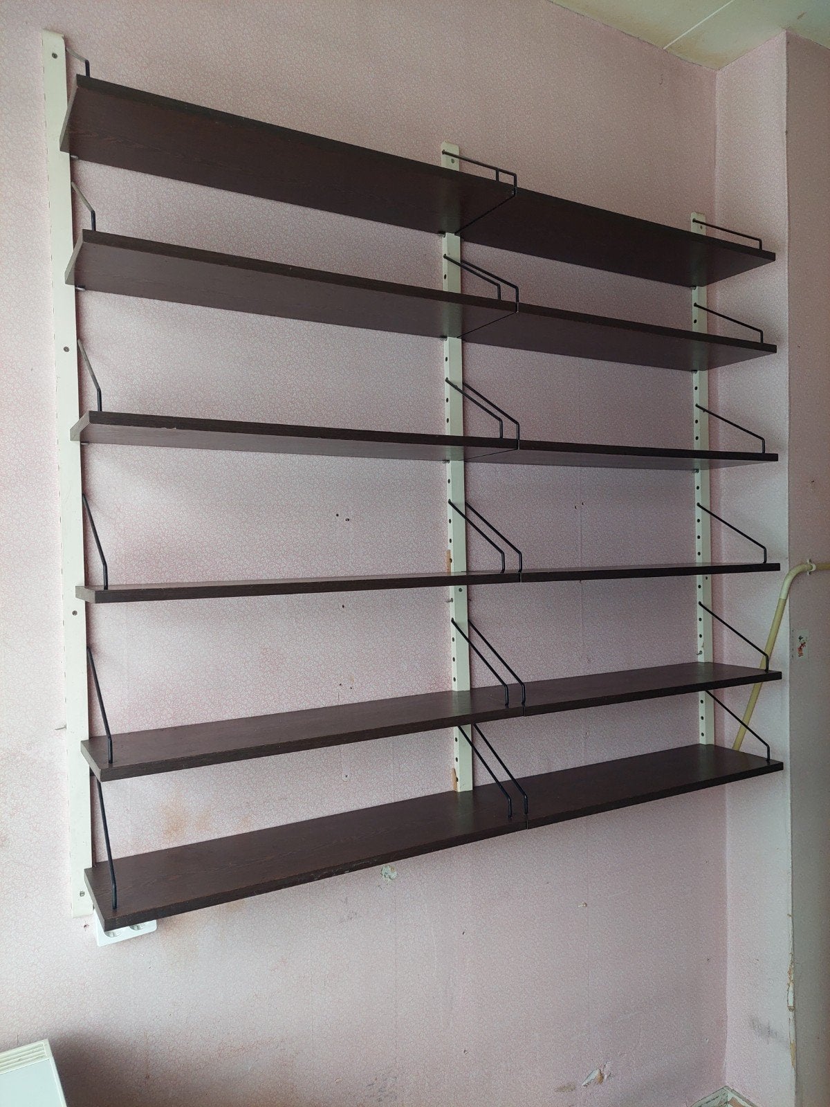 Vintage jaren '70 wandmeubel - Poul Cadovius Royal stijl, Met plank(en), Gebruikt, 200 cm of meer, 150 tot 200 cm