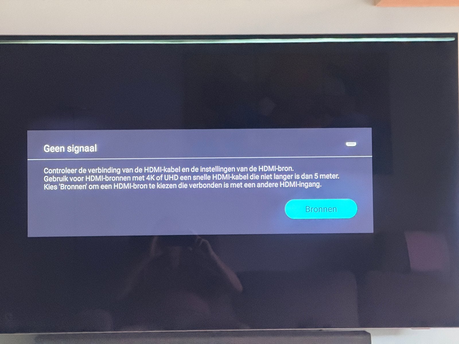 Philips Ambilight 65 inch met klein gebrek, Ophalen, 100 cm of meer, 50 Hz, Philips