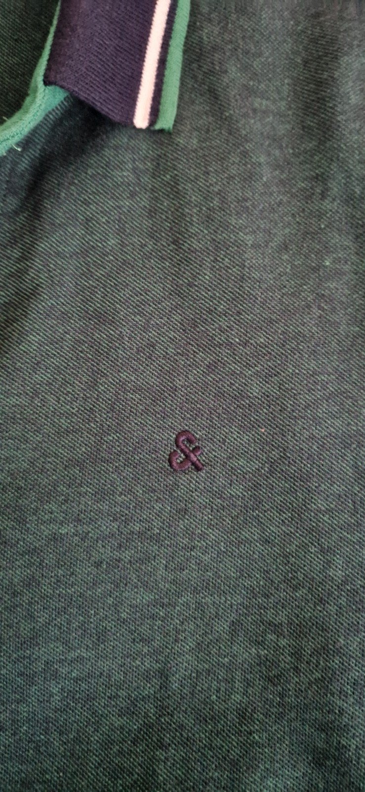 Jack & Jones polo shirt maat L - nauwelijks gedragen, Ophalen of Verzenden, Zo goed als nieuw, Groen