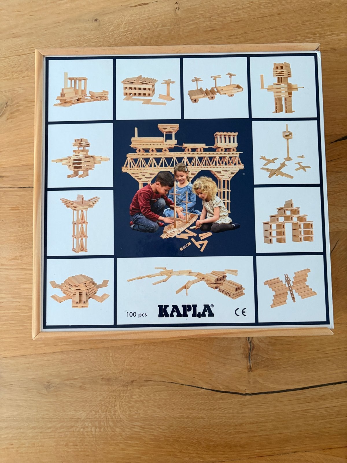 KAPLA bouwplankjes 100 stuks in originele kist, Ophalen, Zo goed als nieuw, Overige merken