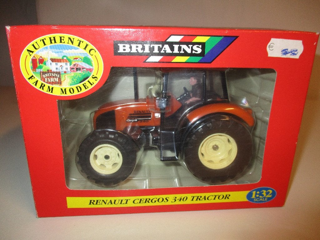 Britains Renault Cergos 340, Ophalen of Verzenden, Zo goed als nieuw, Tractor of Landbouw, Britains