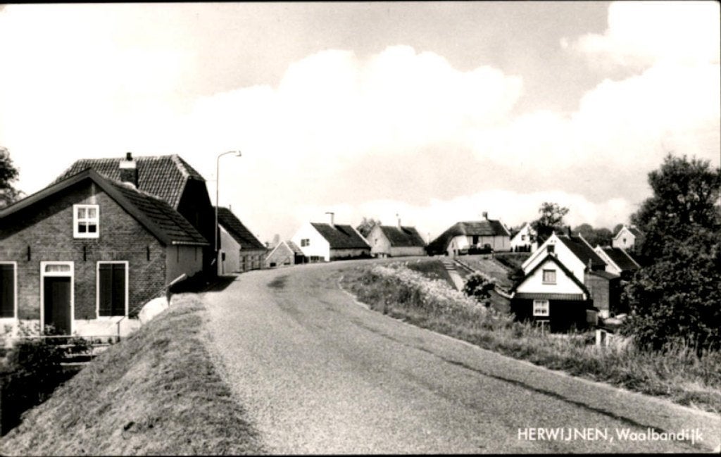 Herwijnen KVR07 1900 Waalbandijk, Verzamelen, Ophalen of Verzenden, 1980 tot heden, Gelopen, Gelderland