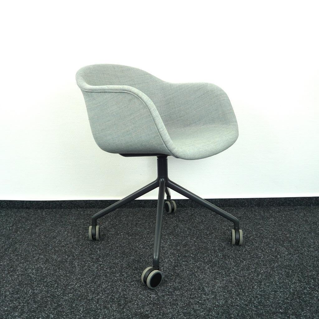 Muuto Fiber Vergaderstoelen | Blauw/Groen Gemêleerd, Gebruikt, -, Blauw, -