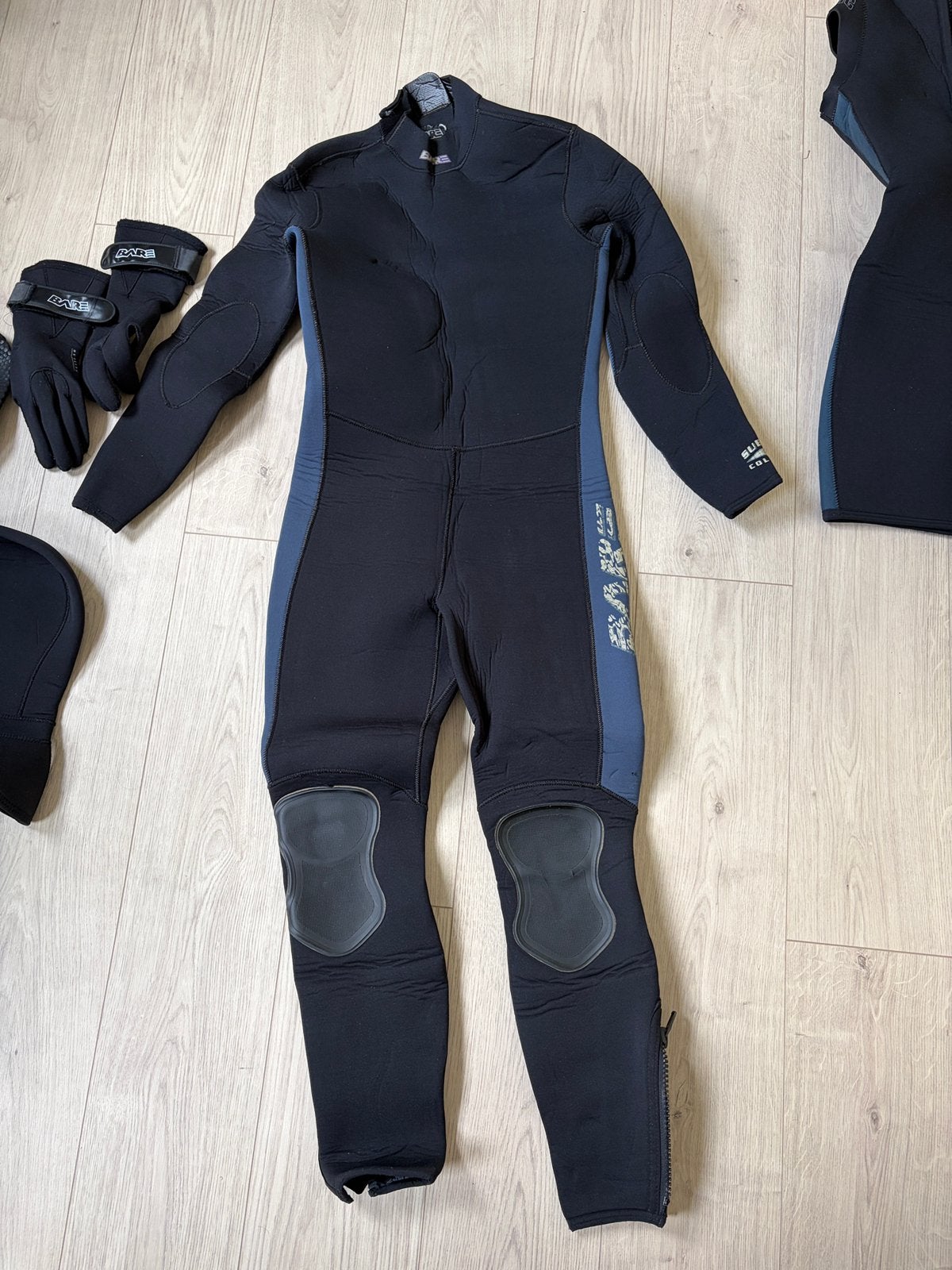 Bare arctic dubbel 7mm duikpak maat ML, Watersport en Boten, Duiken, Ophalen of Verzenden, Gebruikt, Duikpak