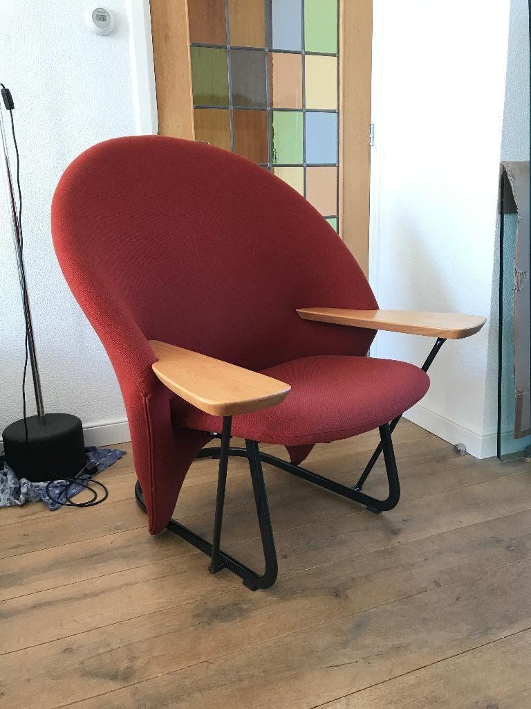 Artifort 760 Winner rookstoel design fauteuil stoel, Ophalen, 75 tot 100 cm, Zo goed als nieuw, Nvt