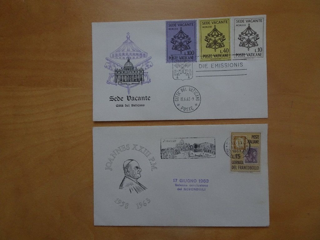 FDC's Vaticaan en Oostenrijk, Postzegels en Munten, Postzegels | Volle albums en Verzamelingen, Ophalen of Verzenden, Buitenland