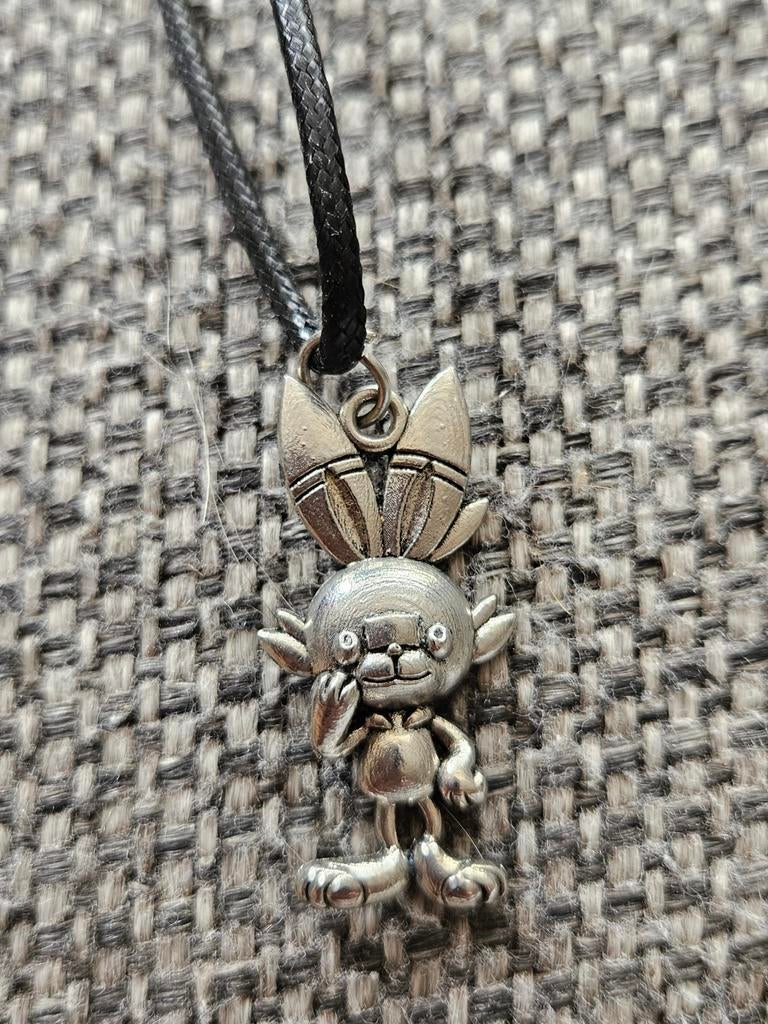 Pokémon Scorbunny ketting - Zilverkleurig, Ophalen of Verzenden, Gebruikt