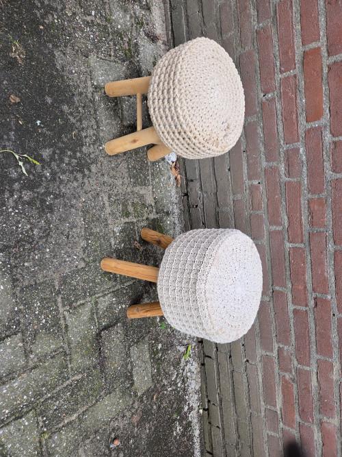 krukken hout gebreid, Ophalen of Verzenden, 'T Olde Gre-j, Info@toldegrej.nl, Endepoelstraat 20f Didam