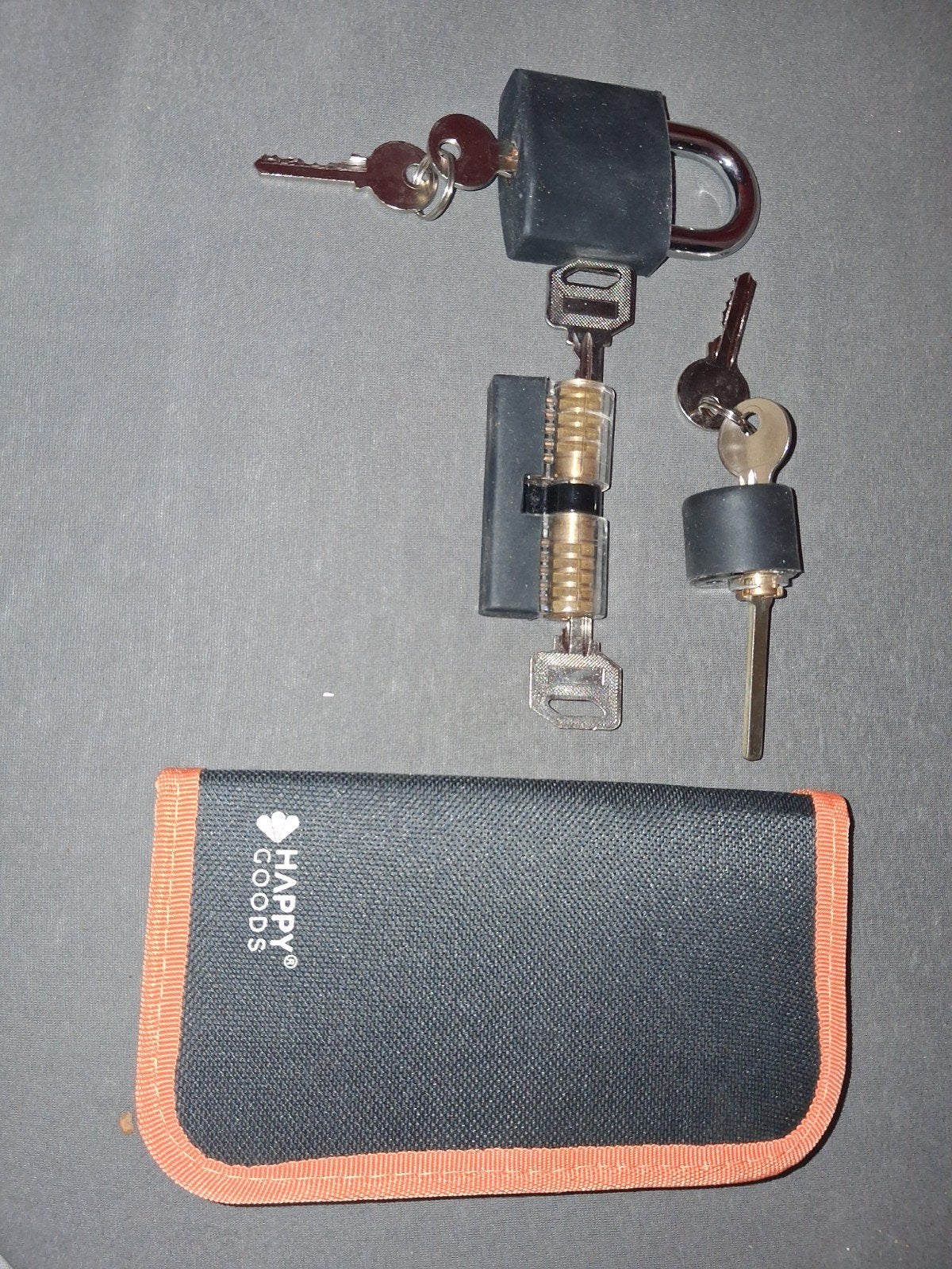 Lockpicking oefenset met transparante sloten en picks, Ophalen, Nieuw