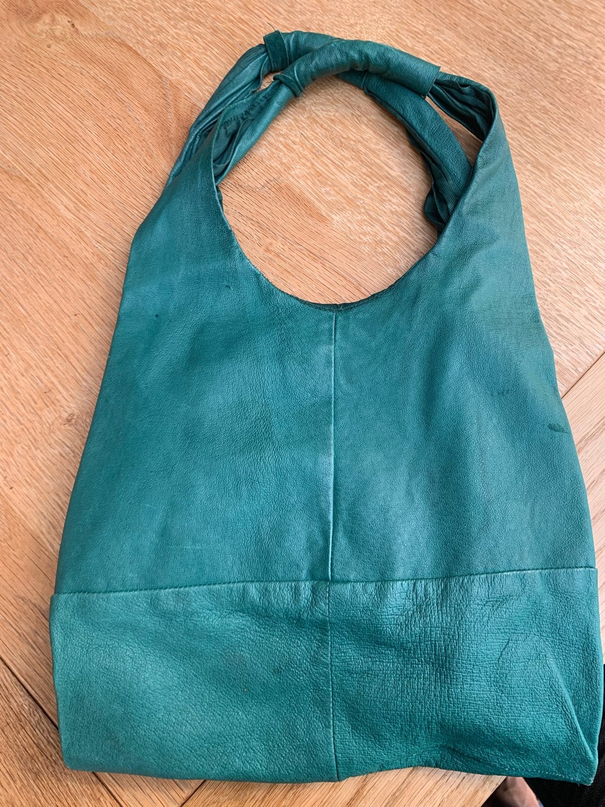 Humanoid Leren Shopper - Groen, Ophalen of Verzenden, Gebruikt, Groen, Shopper