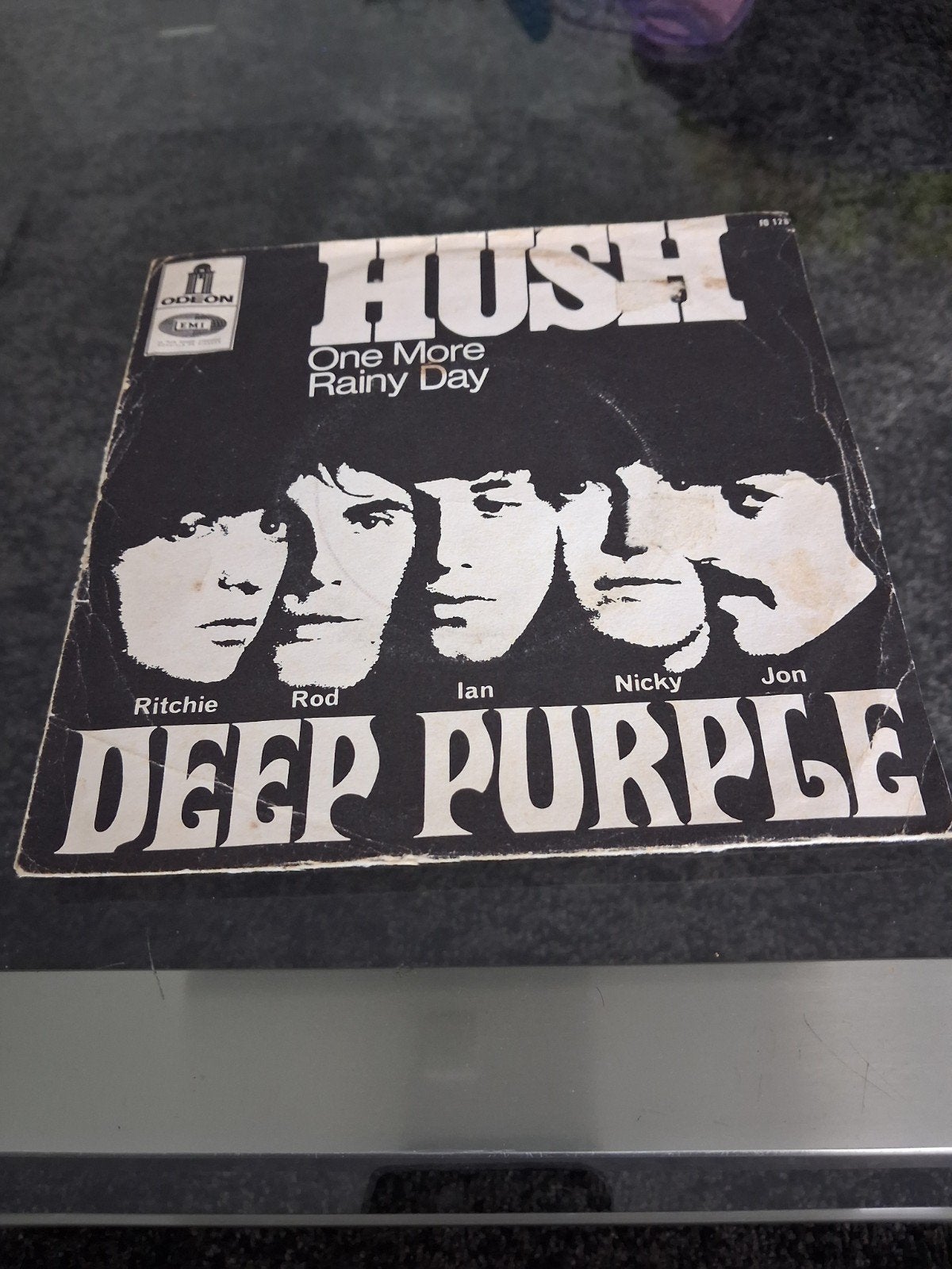Deep Purple, Hush/ One More Rainy Day., Beschermende buitenhoes, Ophalen of Verzenden, Gebruikt