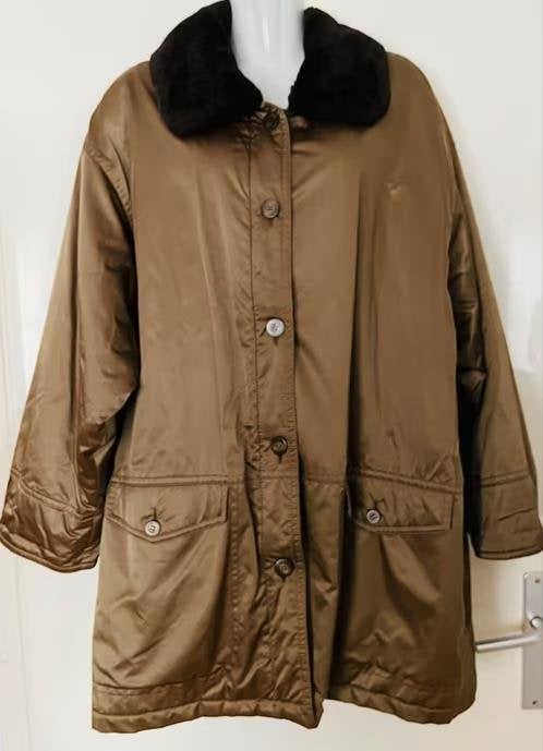 Maura bronsgroene jas maat XL [DM], Kleding | Dames, Jassen | Winter, Ophalen of Verzenden, Zo goed als nieuw, Maat 46/48 (XL) of groter