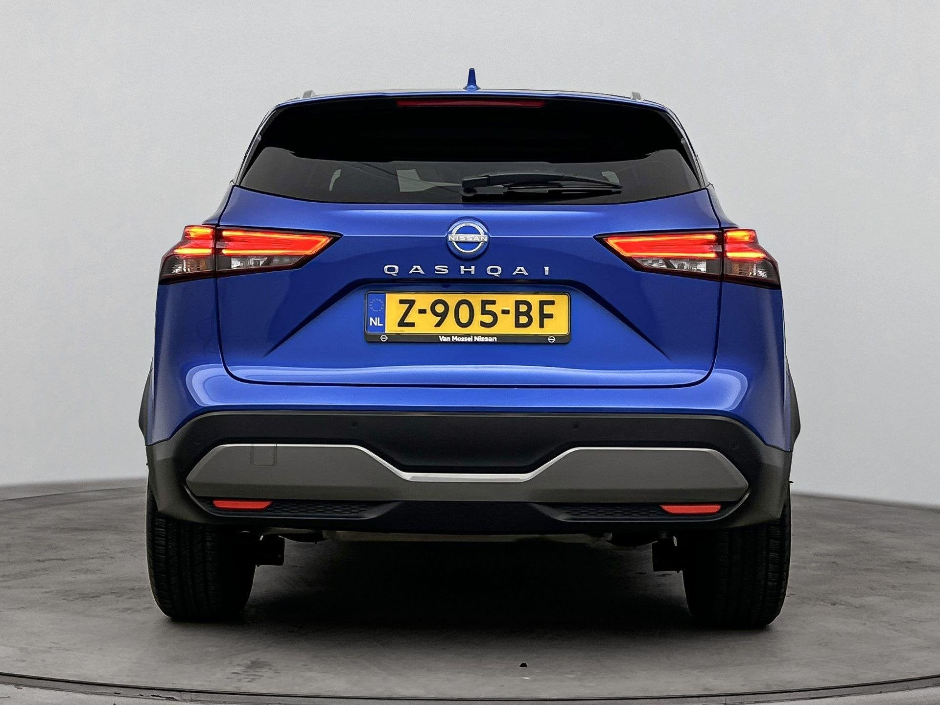 Nissan Qashqai 1.3 MHEV Xtronic N-Connecta | Panorama dak |, Auto's, Automatische klimaatregeling, Stof, Euro 6, Blauw