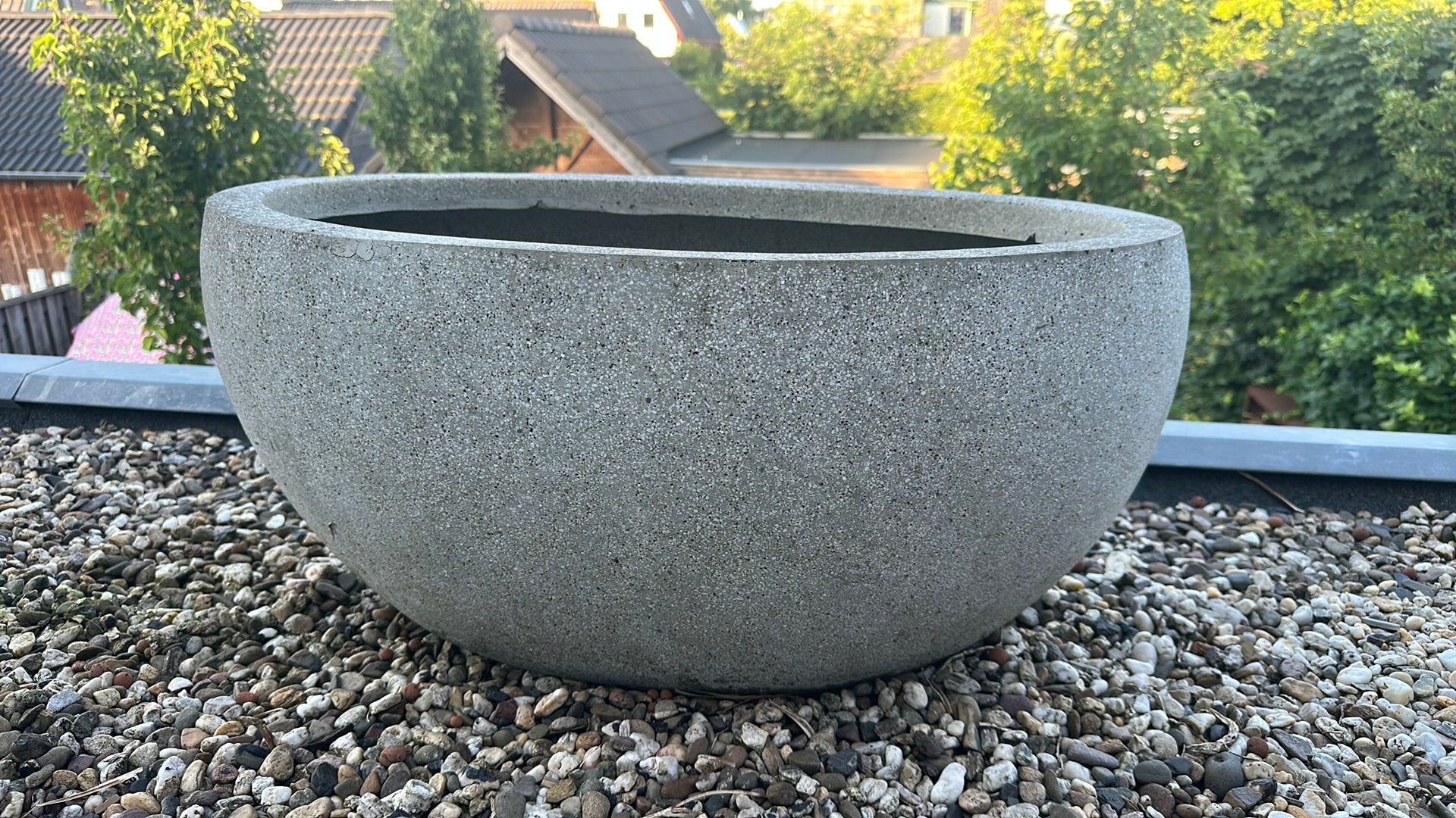 Lichtgewicht plantenbak ovaal, Ophalen, Kunststof, Gebruikt, Balkon