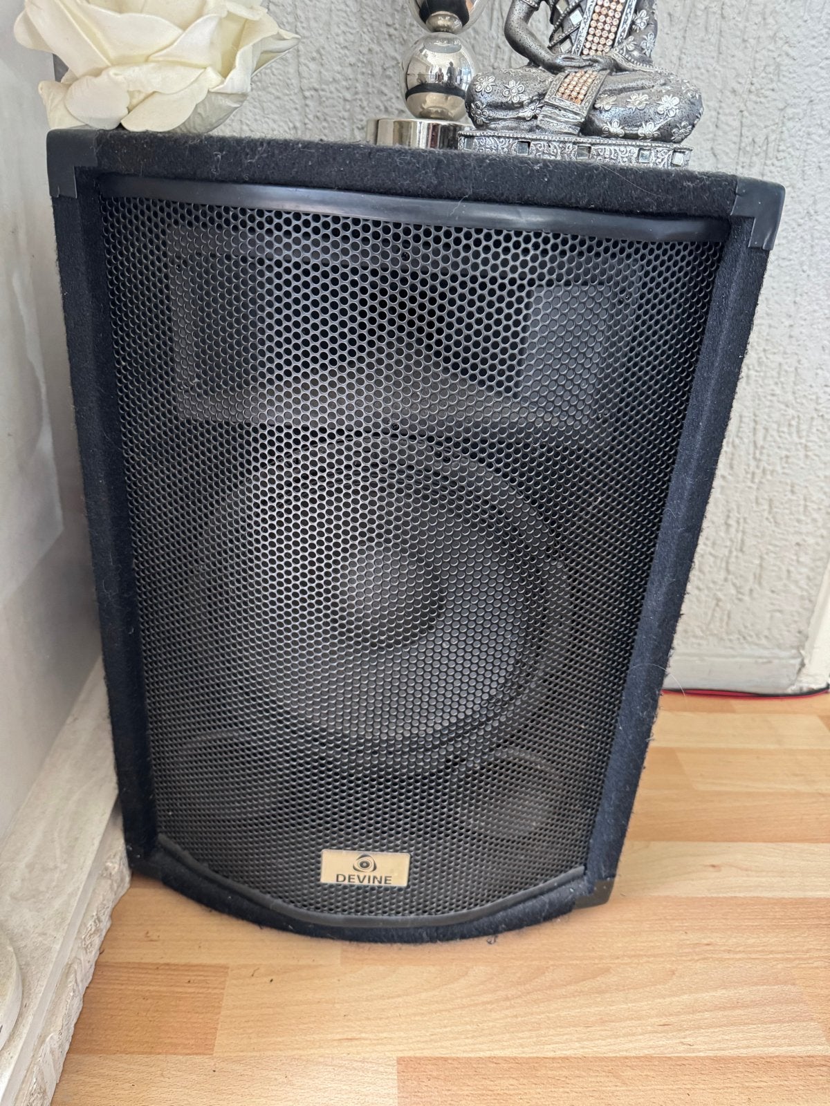 Devine Party Speaker met SPL 500 Versterker en Skytec Mixer, Gebruikt, Party speaker, Ophalen, 150 watt of meer