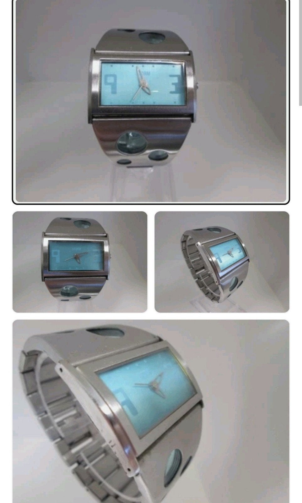 Vintage Storm Dames Horloge Zilverkleurig Roestvrij Staal, Sieraden, Tassen en Uiterlijk, Ophalen of Verzenden