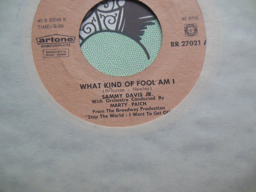 single sammy davis junior 45rpm jukebox artone records 7inch, Gebruikt, 7 inch, Ophalen of Verzenden, Pop