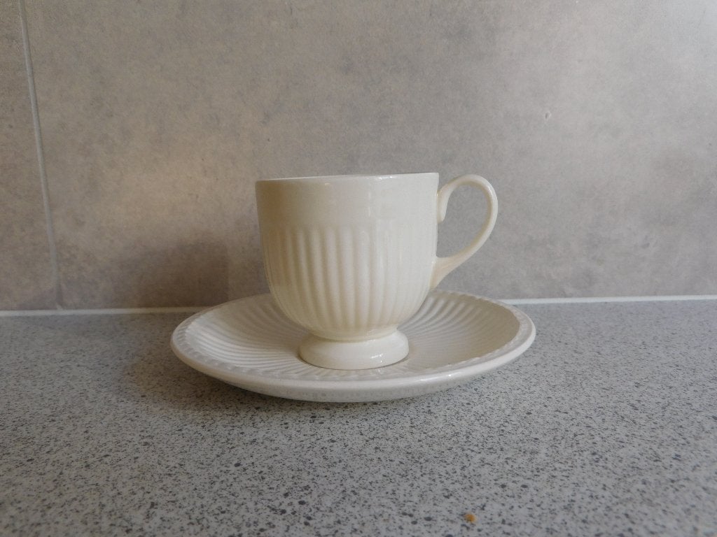 Kop en schotel Espresso Edme Rosalind Wedgwood, Ophalen of Verzenden, Zo goed als nieuw, Wedgwood, Kop(pen) en/of Schotel(s)