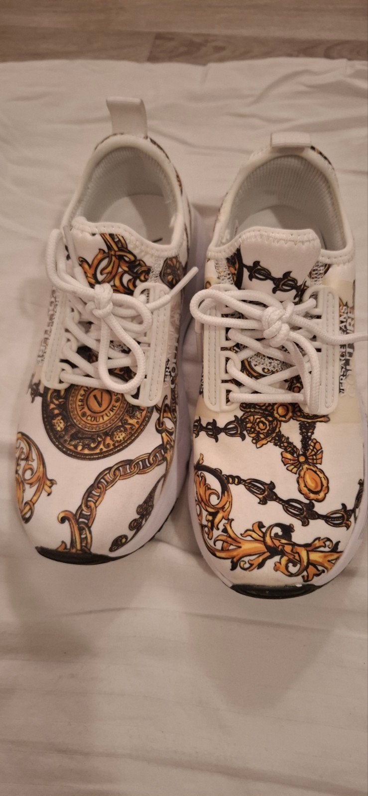 versace sneakers mt 36, Ophalen of Verzenden, Zo goed als nieuw, Meisje, Schoentjes