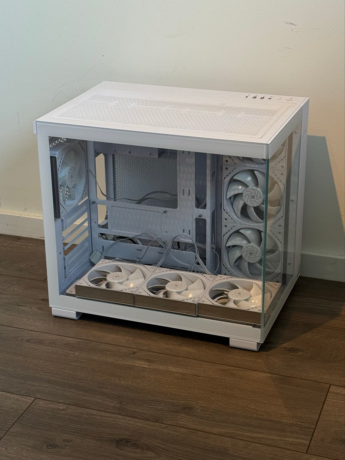 ATX PC Behuizing met 10 Fans (7 geïnstalleerd), Ophalen, Gebruikt