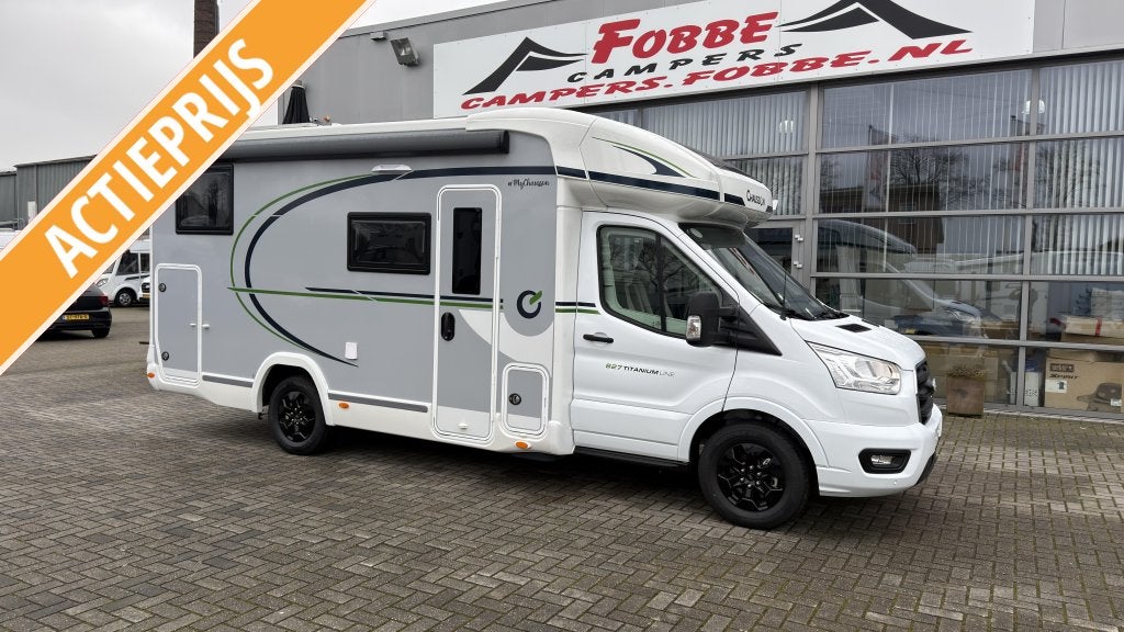 NIEUW 2026 Chausson Titanium Line 627 165PK AUTOMAAT 5 pers, Caravans en Kamperen, Campers, Automaat, Ringverwarming, Ford, Koelkast