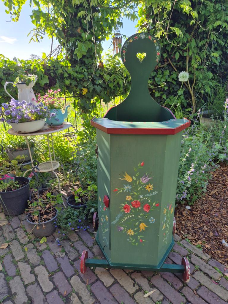 Hindelopen kinderstoel / Vintage / Shabby Chic, Antiek en Kunst, Ophalen