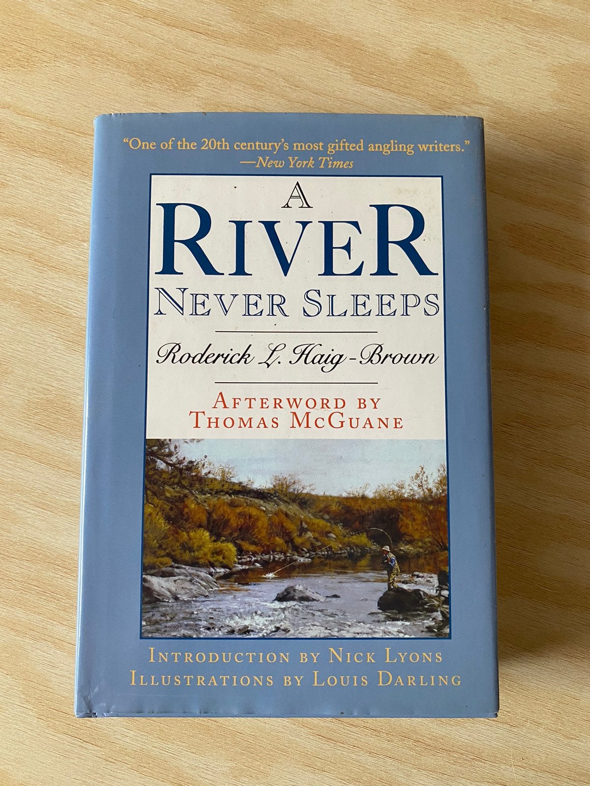 A river never sleeps van Roderick L. Haig-Brown, Watersport en Boten, Ophalen of Verzenden, Zo goed als nieuw, Overige typen