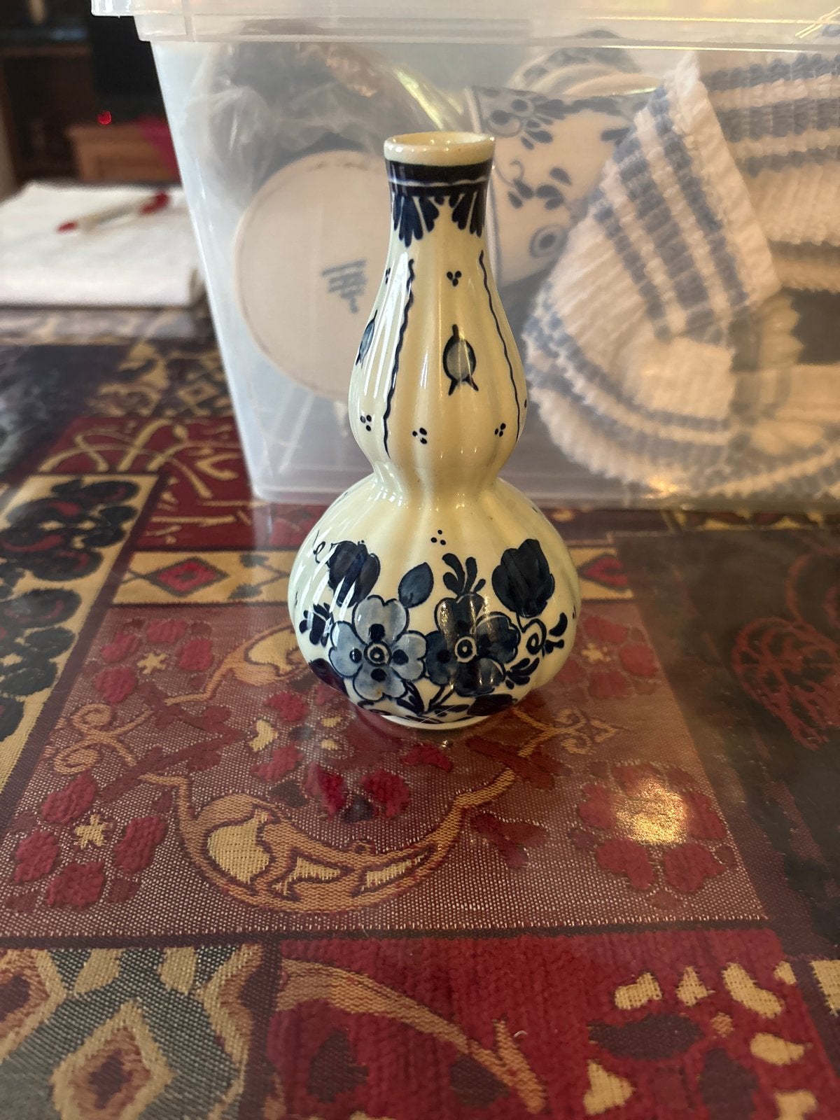 Delfts Blauw Vaasje - Koninklijke Goedewaagen, Ophalen of Verzenden