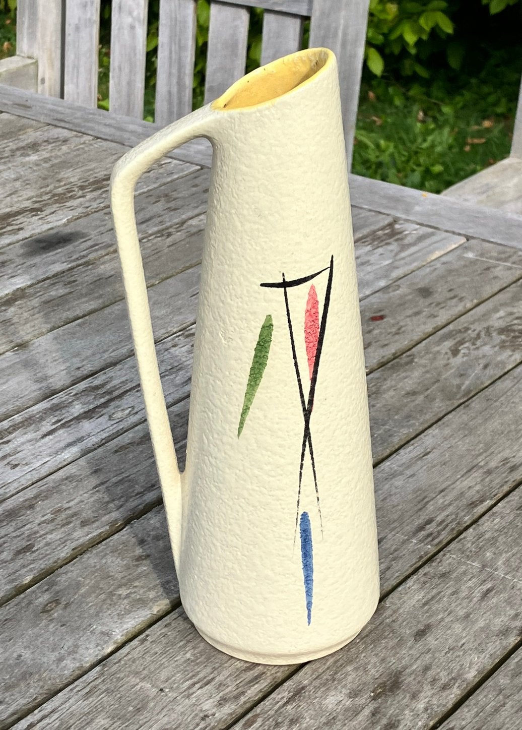 Vintage vaas Scheurich fat lava foreign design Midcentury, Antiek en Kunst, Ophalen of Verzenden