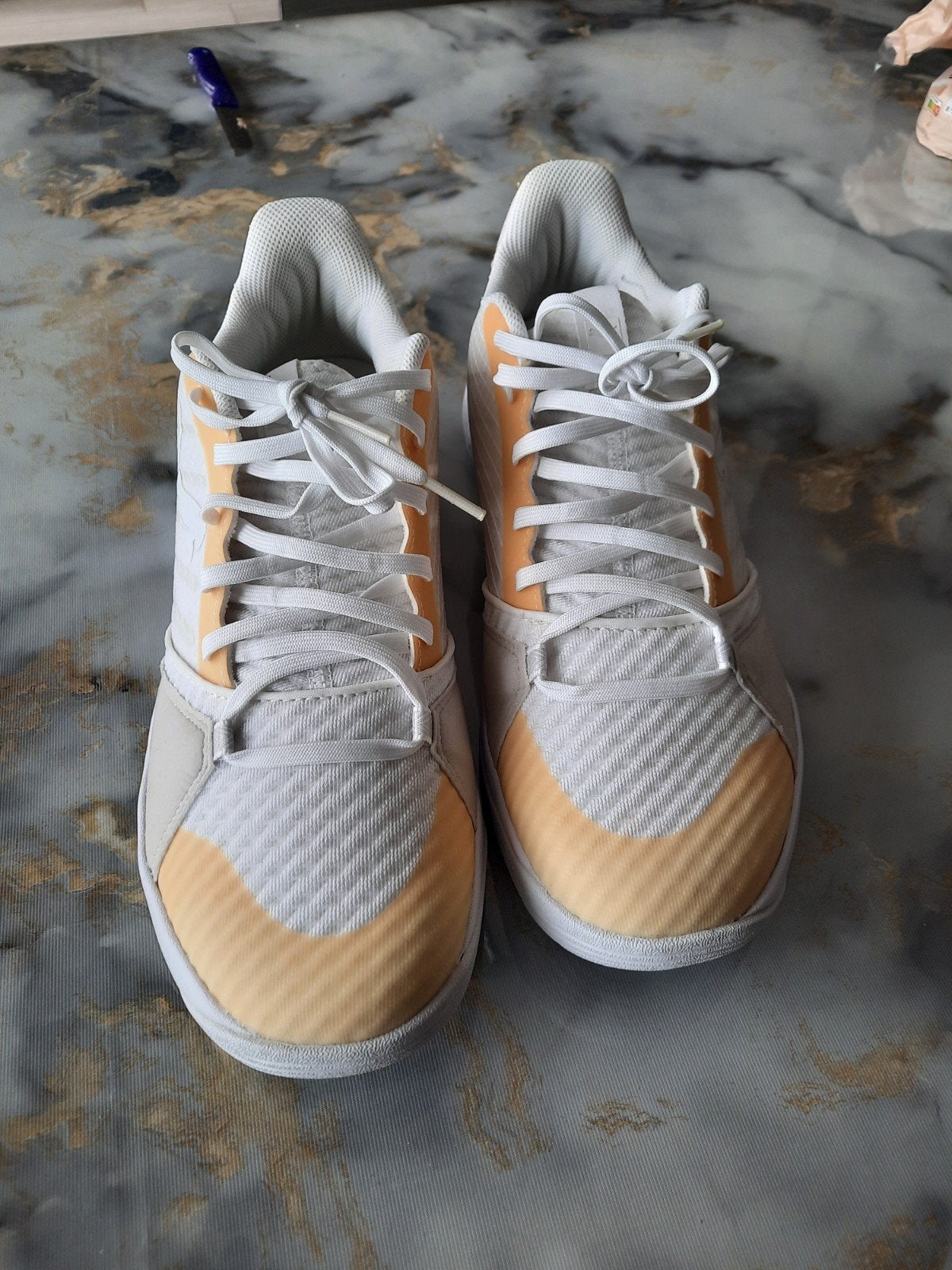 Puma heren sneakers maat 44 - Wit/Oranje, Puma, Wit, Nieuw, Ophalen of Verzenden