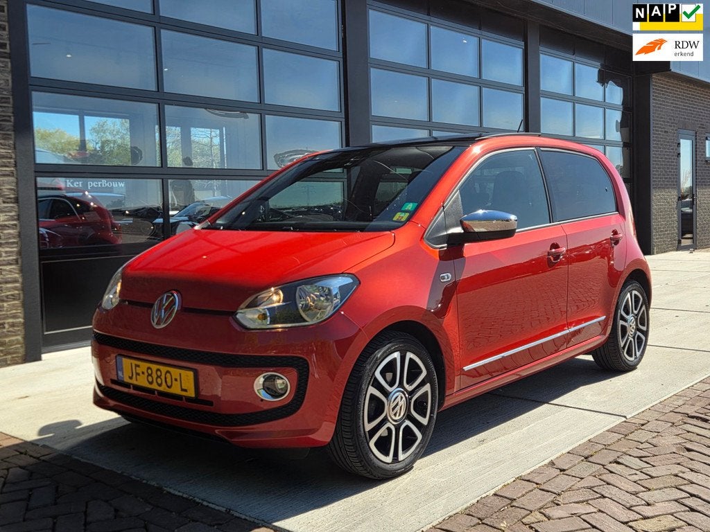 Volkswagen Up! 1.0 high up! BlueMotion | Pano | Navi | Nette, Voorwielaandrijving, Stof, Gebruikt, Overige kleuren