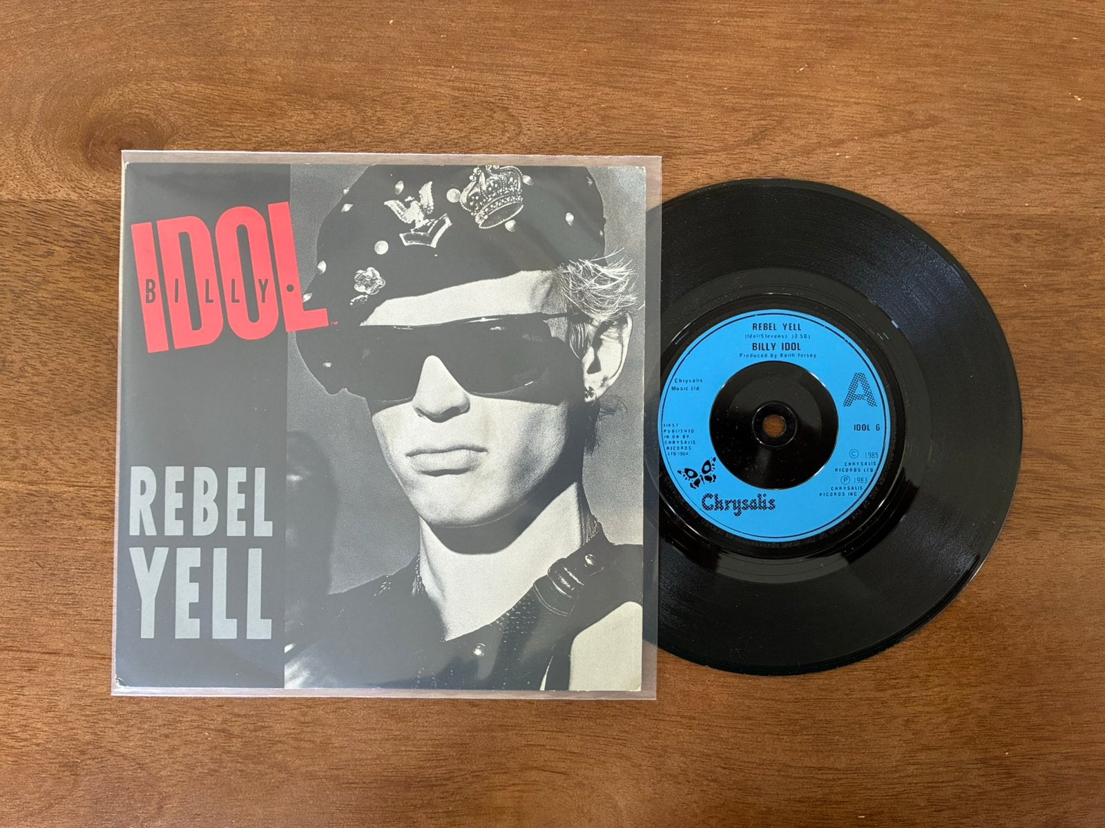 Billy Idol - Rebel yell, Ophalen of Verzenden, 7 inch